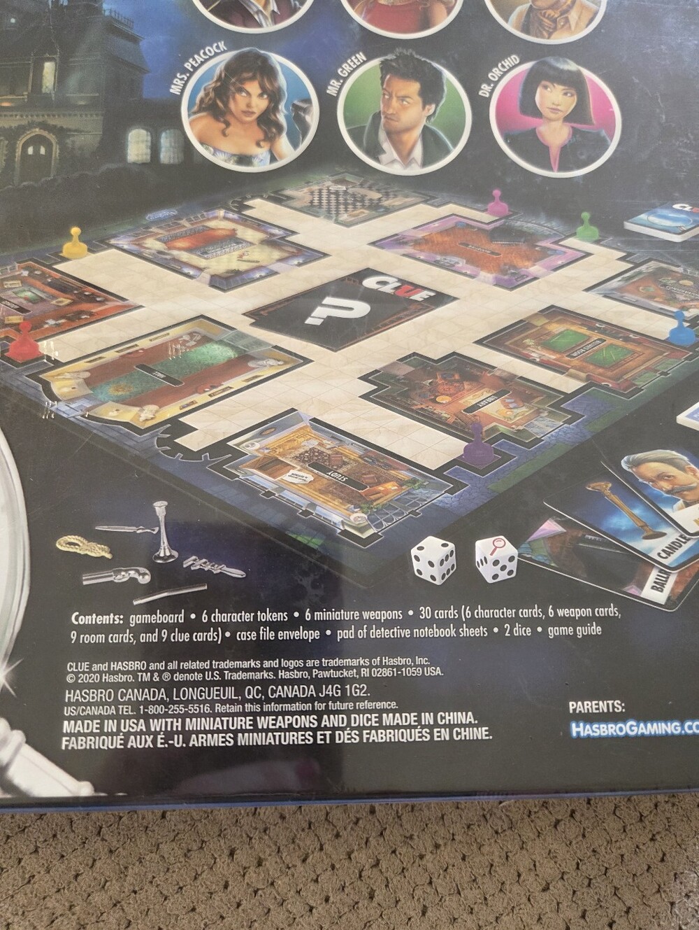 Clue Board Game, Mystery Game for Kids Ages 8 and Up, Family Games for 2-6 Playe - Picture 10 of 14
